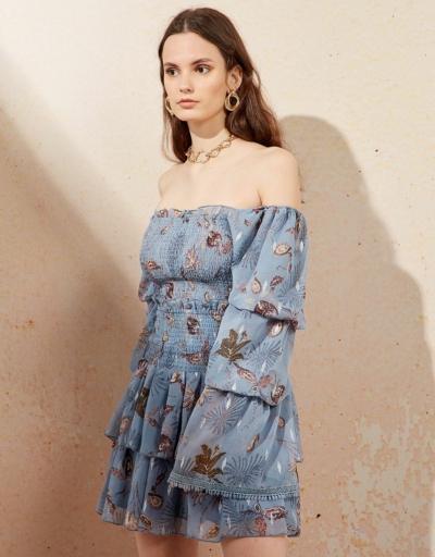 Top Floral Volantes