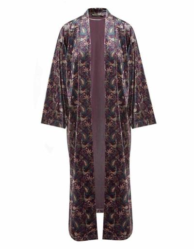 Kimono Terciopelo Flores BSB