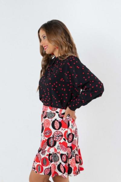 Blusa Lolina Cuello Motas Explosive