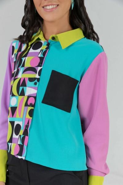 Camisa Lolina Crop Herbin