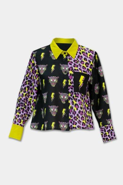 Camisa Crop Punk