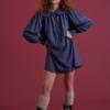 Vestido corto liso
