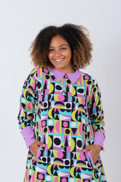Vestido Cuello - Herbin Lolina
