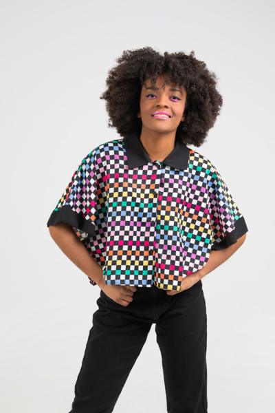 Camisa Oversize Crop - Befree Lolina