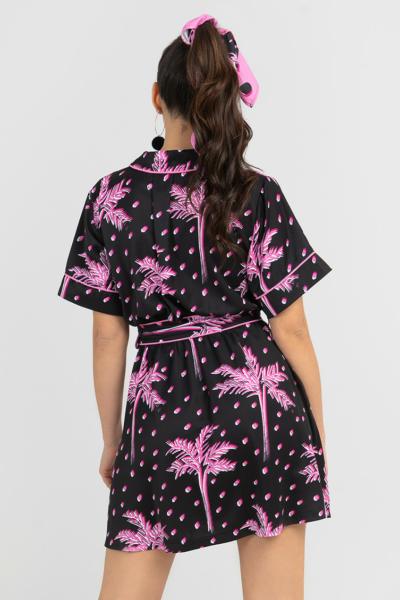 Camisero Corto Pin Up - Pink Paradise Lolina