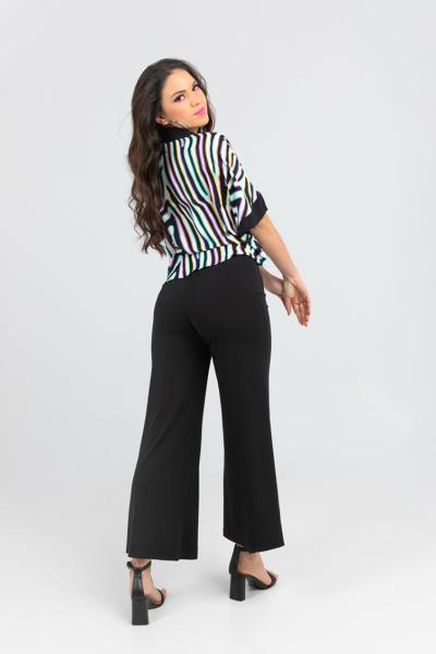 Pantalón Flare Elástico - Pink Paradise Lolina
