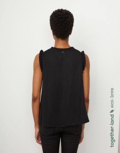 Blusa Detalle Volante Manga BSB