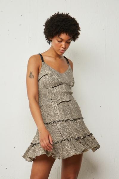 Vestido Corto Lúrex BSB