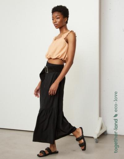 Falda Midi Volantes BSB