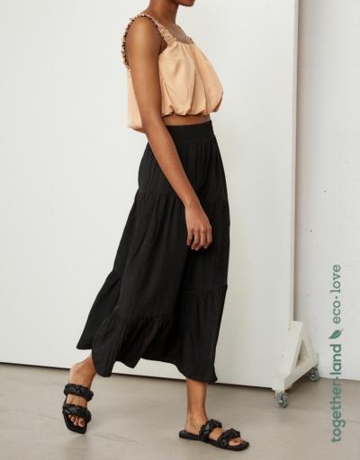 Falda Midi Volantes BSB
