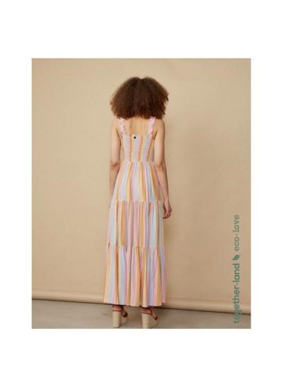 Vestido Multicolor Rayas BSB