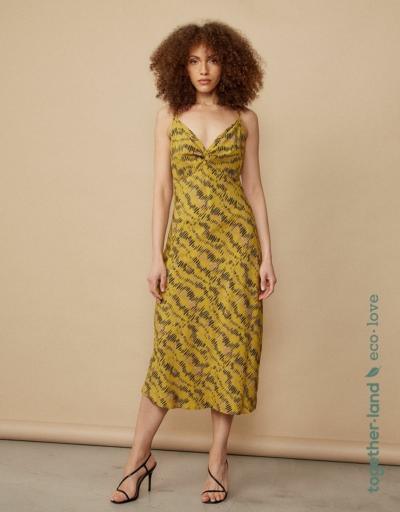 Vestido Midi Estampado BSB