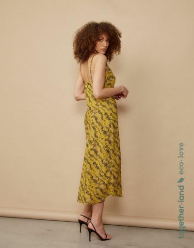 Vestido Midi Estampado BSB