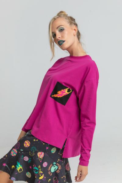 Camiseta Oversize De Otro Planeta Lolina