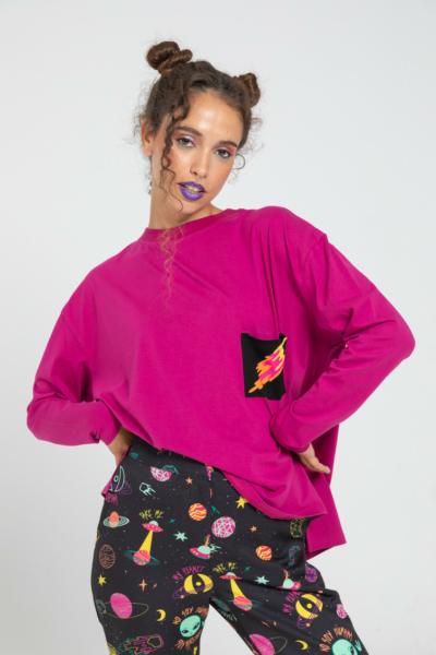 Camiseta Oversize De Otro Planeta Lolina