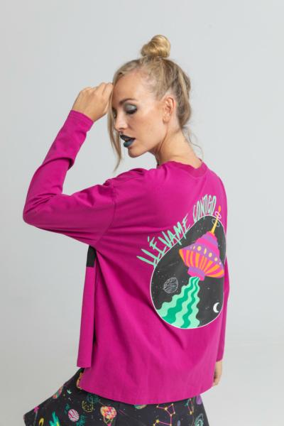 Camiseta Oversize De Otro Planeta Lolina