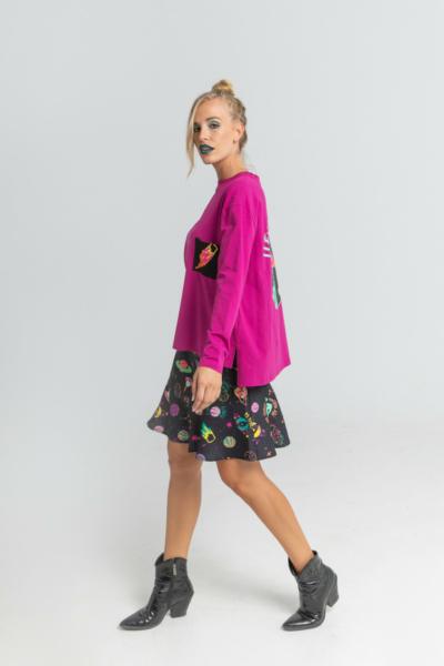 Camiseta Oversize De Otro Planeta Lolina