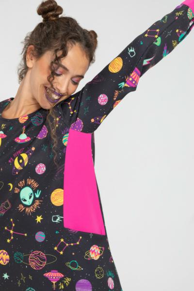 Vestido Corte A Bolsillos - De Otro Planeta Lolina