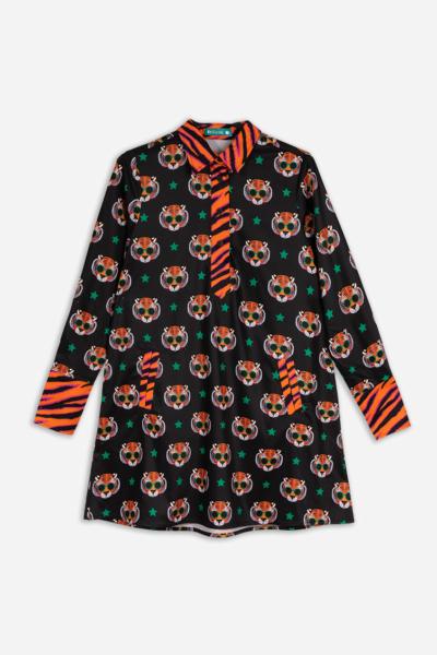Vestido Corte Cuello A Good Vibes Lolina