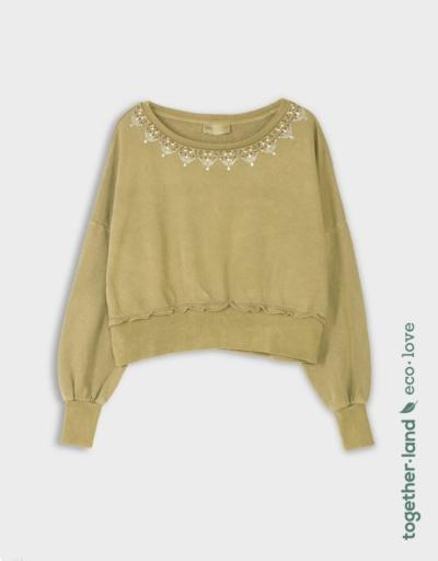 Sudadera Detalles Strass BSB