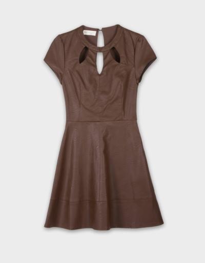 Vestido Efecto Piel BSB
