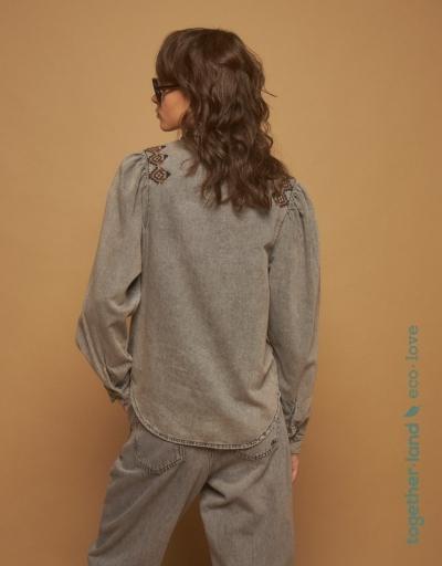 Camisa Vaquera Bordado BSB
