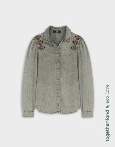 Camisa Vaquera Bordado BSB