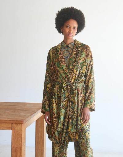 Kimono Estampado Terciopelo BSB