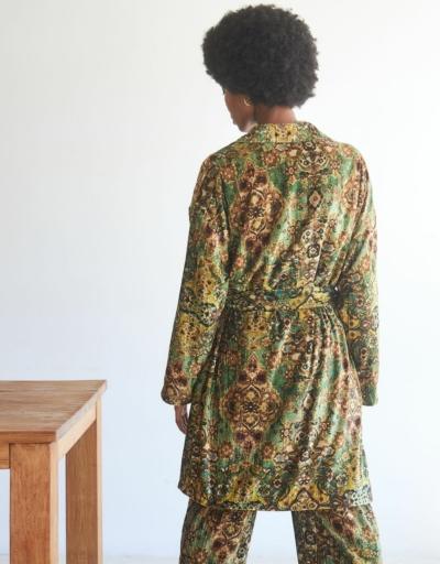 Kimono Estampado Terciopelo BSB