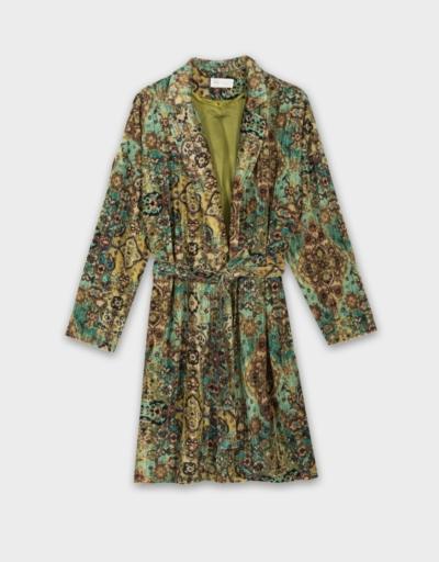Kimono Estampado Terciopelo BSB