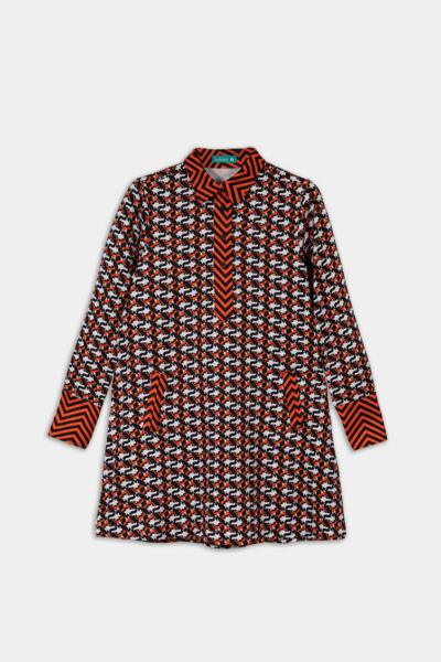 Vestido Cuello Corte A-Calentita Me Tienes Lolina