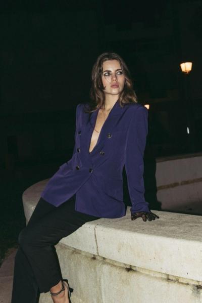 Blazer Entallada Cruzada