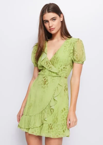 Vestido Georgette Estampado Gaudí