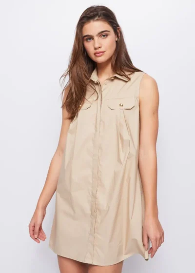 Vestido Camisero Popelin Gaudí