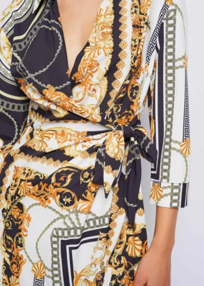 Vestido Corto Estampado Gaudí