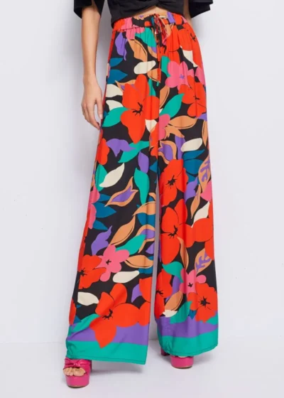 Pantalón Estampado Floral Gaudí