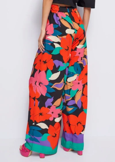 Pantalón Estampado Floral Gaudí