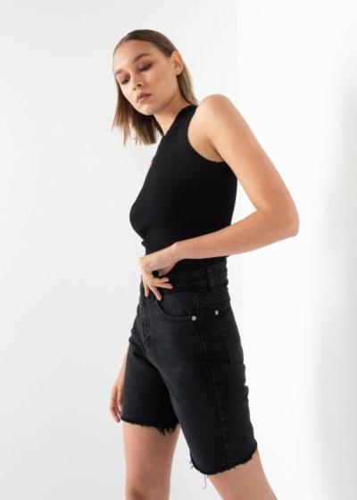 Short Hi Rise Denim