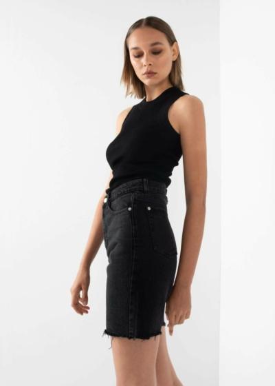 Short Hi Rise Denim
