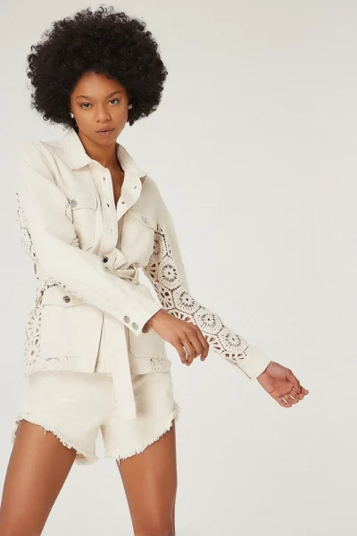 Chaqueta Encaje Crochet BSB
