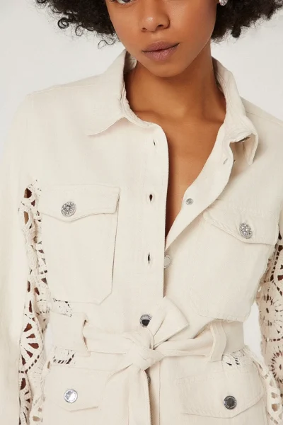 Chaqueta Encaje Crochet BSB