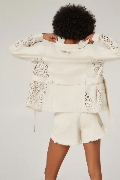 Chaqueta Encaje Crochet BSB