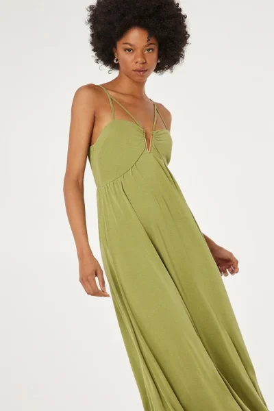 Vestido V Dorada BSB