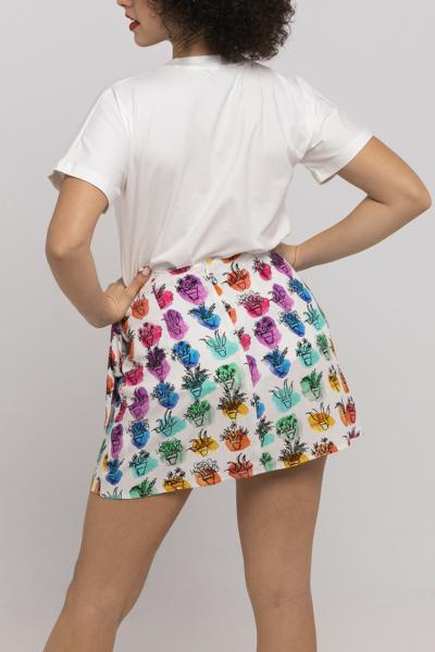 Falda Mini Pareo - No Me Riega Lolina