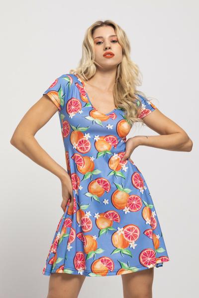 Vestido Mini Vuelo - Mis Medias Naranjas Lolina