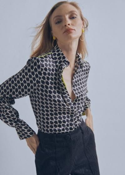 Camisa Detalle Flúor By Maite
