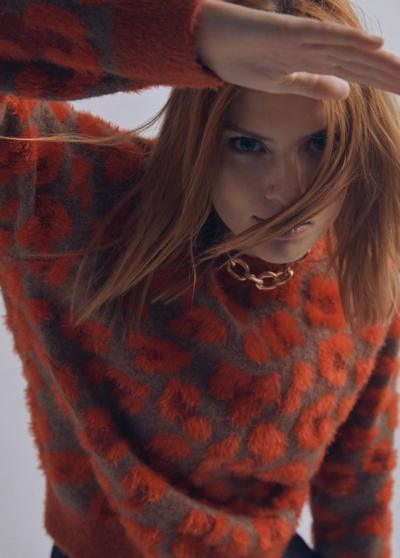 Jersey Punto Animal Print By Maite