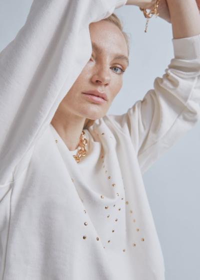 Sudadera M Detalle Strass By Maite