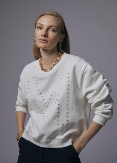Sudadera M Detalle Strass By Maite