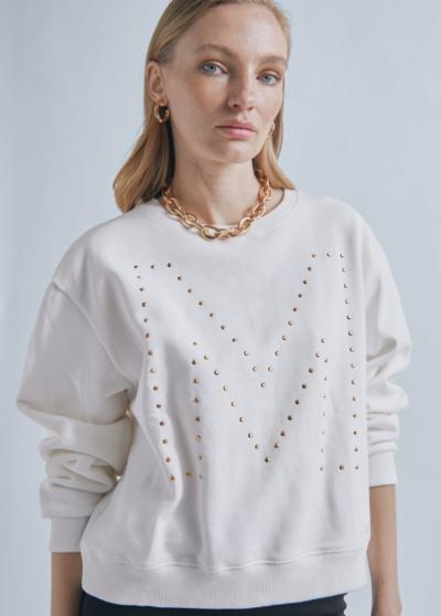 Sudadera M Detalle Strass By Maite